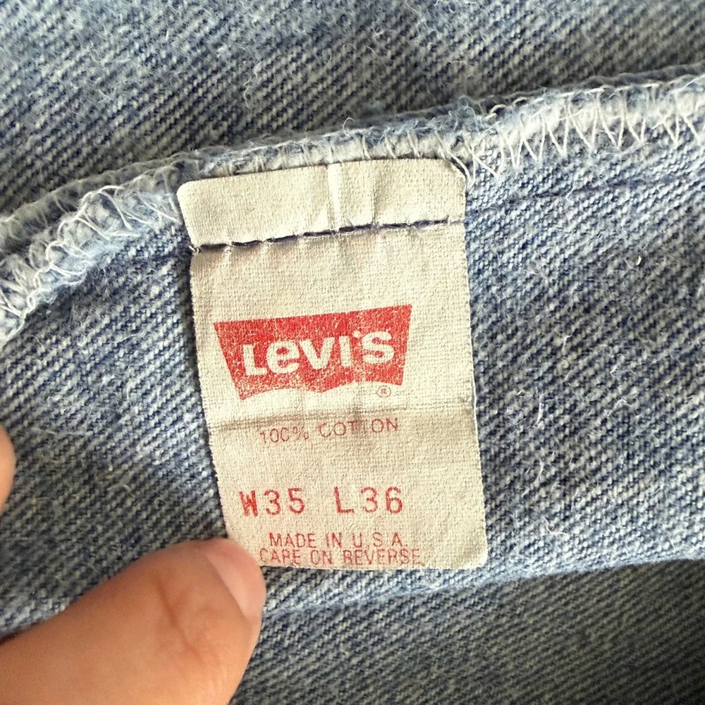 Levis 501xx Vintage 90s Made in USA Straight Leg Blue Denim Jeans 31 x 32